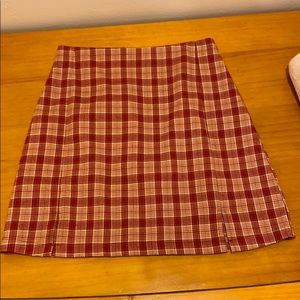 Plaid skirt